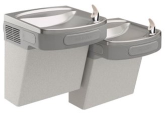 Elkay LZSTL8LC Bi-Level ADA Filtered 8 GPH Water Cooler (Refrigerated Drinking Fountain)